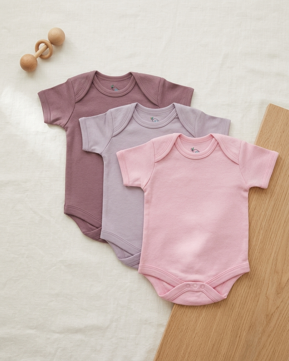 GOTS certified organic cotton baby clothing bundles — Born 22